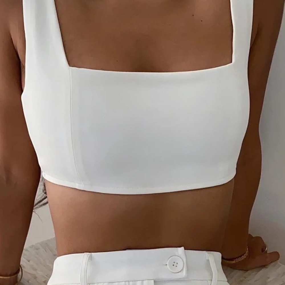 Princess Polly Huxley Set - TOP ONLY - New, Women's Size 4 - White